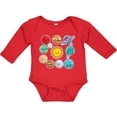 thumbnail image 3 of Inktastic Happy Sun Moon and Planets Boys or Girls Long Sleeve Baby Bodysuit, 3 of 5