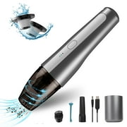 Eagle Car Vacuum Cleaner - 5000PA Cordless Handheld Vacuum Cleaner 70W Portable Mini Car Vacuum Cleaner with Rechargeable 2x2000mAh Battery for Car Home Interior Cleaning