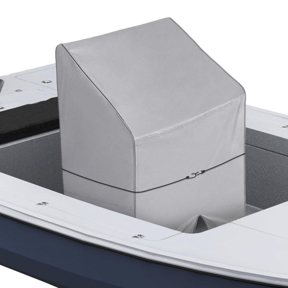 iCOVER Housse de Console Centrale de Bateau 600D Étanche Grade Marin pour Carolina Skiff, Boston Whaler, Mako, Excel Bay Pro, Wellcraft et Autres Marques, 45 Pouces H X 40 Pouces L X 46 Pouces L