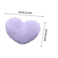 thumbnail image 3 of VOTRUDI New Valentine's Day Decorations Holiday Throw Pillows,Valentine's Day Decor: Puffy Heart Shaped Pillows for Kids' Living Room and Sofa,Purple, 3 of 6