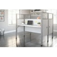 thumbnail image 2 of Bestar Pro-Biz 2 Person Melamine/Metal Workstation in White, 2 of 5