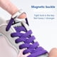 thumbnail image 2 of Cordones de bloqueo magnético sin ataduras Cordones elásticos Zapatillas de deporte Sin cordones Cordones de zapatos Niños Adultos 8 mm Bold Flat Shoelace Bandas de gomaEstados Unidos Gao Jinjia LED, 2 of 2