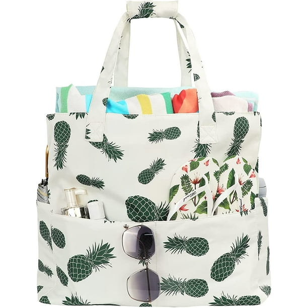 Extra Large Beach Tote Bag for Women Waterproof Pool Travel Bag with