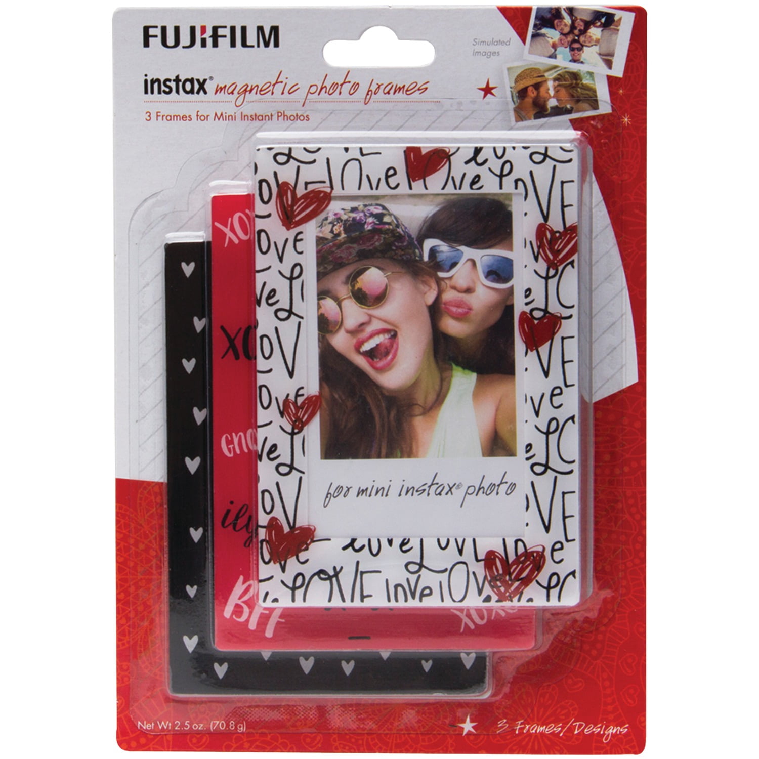 Fujifilm 600017133 Instax Photo Frames, 3 pk (Variety