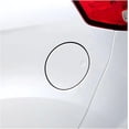 thumbnail image 4 of Applicable to Car fuel tank Cover outer gas oil covers Petrol Diesel Door Filler Flap Cap Accessories 1866686 Compatible For ford fiesta st mk7 2009-2016(White), 4 of 7
