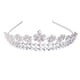 thumbnail image 1 of Diadema de boda Elegante Perfecl Flor Rhinestone Cristal Tiara, 1 of 5