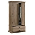 thumbnail image 3 of Sauder Barrister Lane Engineered Wood Bedroom Armoire in Salt Oak, 3 of 11