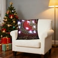 thumbnail image 6 of Euaioeiu LED Pillow Cushion with Lights, Ramadan Decor, Moon Star Lantern Pattern, Glowing Throw Pillow for Sofa Bed, 18x18 Inches, Polyester, Home Decor Gift for Festival Party, 6 of 6
