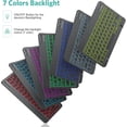 thumbnail image 6 of Innotech SC Rechargeable Bluetooth Keyboard and Mouse Combo-7-Color Backlit Ultra-Slim Portable Compact Wireless Mouse Keyboard Set for Android Windows Tablet Cell Phone iPad 13 and Above- Black, 6 of 8