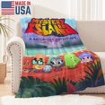 thumbnail image 3 of Angry Birds: Isla Misteriosa anti-pilling, suave, ligera, esponjosa y acogedora de lujo para hogar y cocina – Perfecta para niños y adultos,50X70cm, 3 of 6