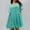 Light Green, variant on JIANJIA Casual Dresses For Women Fashion Color Matching Round Neck Short Sleeve Loose Comfortable Dress Daily-Wear