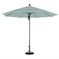 thumbnail image 1 of 11' Fiberglass Market Umbrella PO DVent Silver Anodized/Pacifica/Spa, 1 of 1