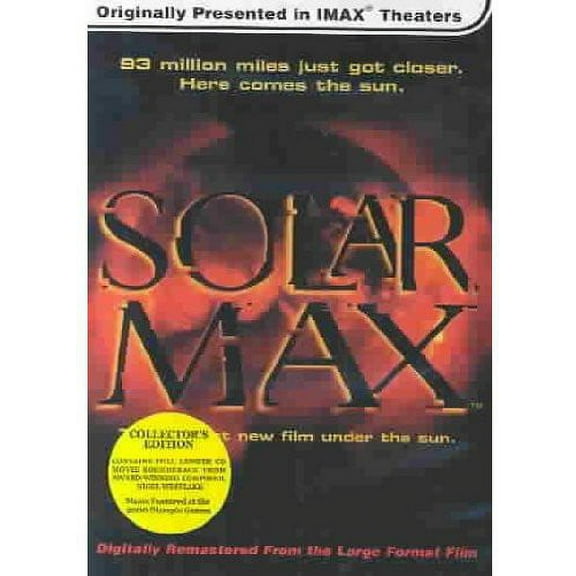IMAX / Solarmax (DVD CD), Sling Shot, Documentary