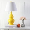 thumbnail image 5 of Safavieh 2-Piece Contemporary Table Lamp, Yellow with White Shades (2 Count), 5 of 8