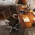 thumbnail image 4 of Office Chair with Flip-up Armrests Ergonomic Computer Desk Chair Foldable Mesh Task Chair with Wheels Adaptive Lumbar Support Swivel Tilt Comfortable Study Chair for Student, 4 of 8
