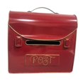 thumbnail image 4 of DimyFew Wall Mount Briefcase Mailbox Metal Vintage Mailbox for Outside Home Entryway Red, 4 of 8