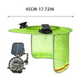 thumbnail image 3 of Linnome Solar-powered Fan Safety Helmet With Sun-protective Breathable Construction Helmet Protection And Sunshade. in Yellow, 3 of 5