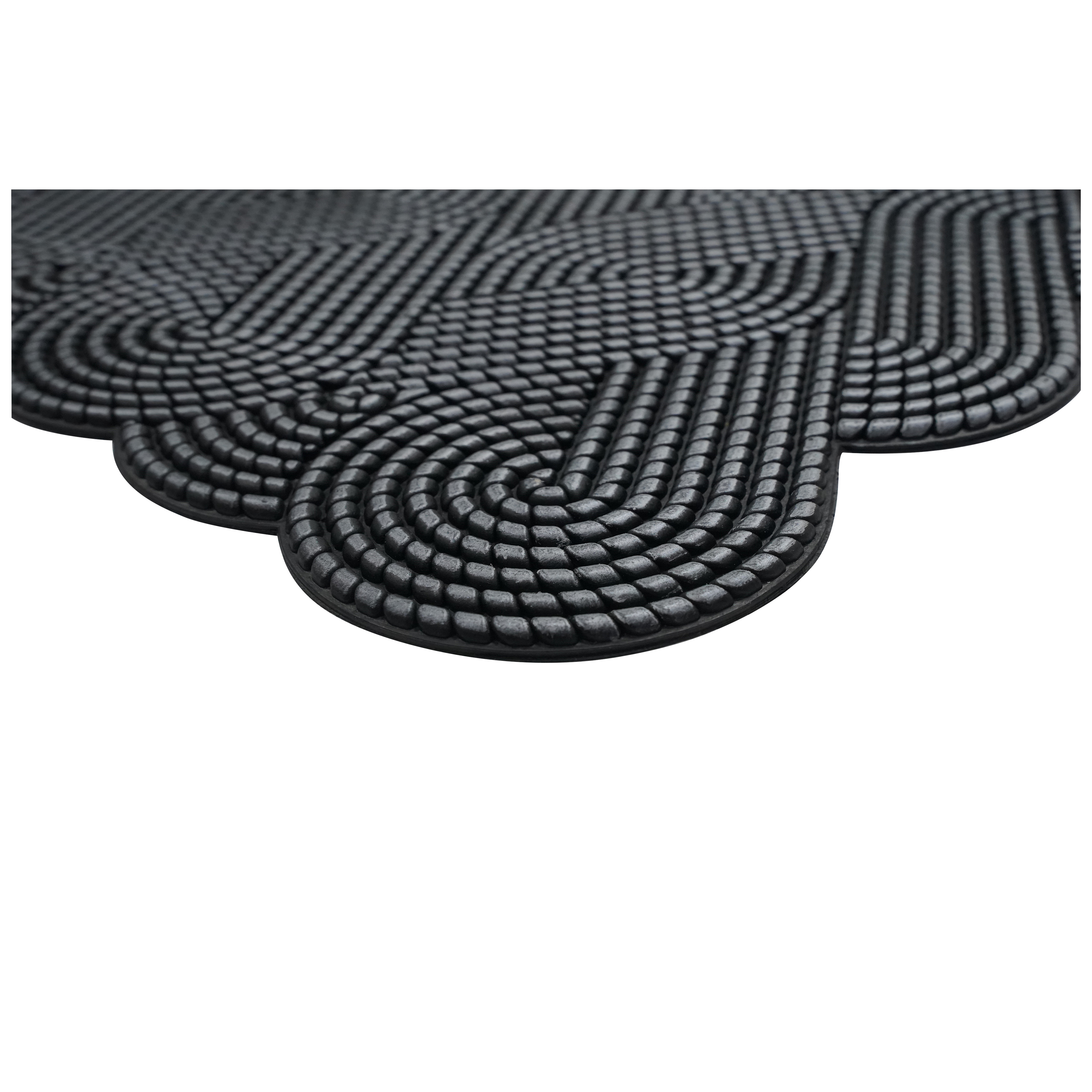 Calloway Mills Silver Knotted Rubber Mat 18 ''x 30''