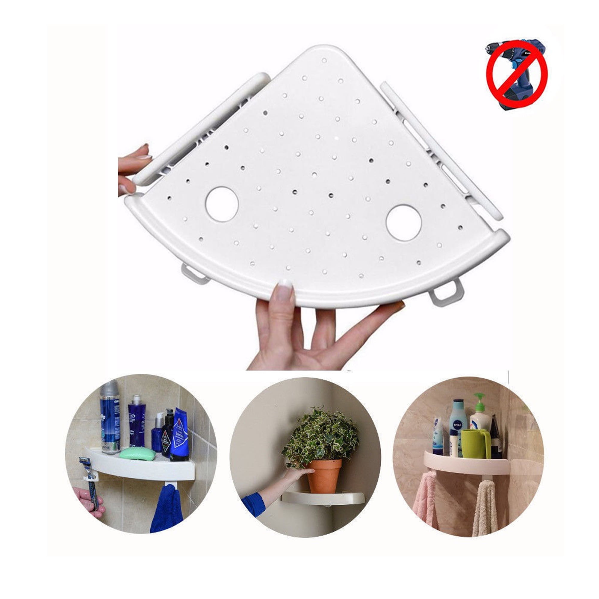 Bathroom Shelf Qrganizer Corner Shelf Caddy Bathroom Snap up Corner