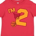 thumbnail image 4 of Inktastic Im Two Second Birthday Basketball Boys or Girls Toddler T-Shirt, 4 of 5