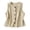 Beige, variant on SAWOBUUN Women Vintage Button Down Vest Round Neck Sleeveless Casual Loose Slim Tops with Pocket