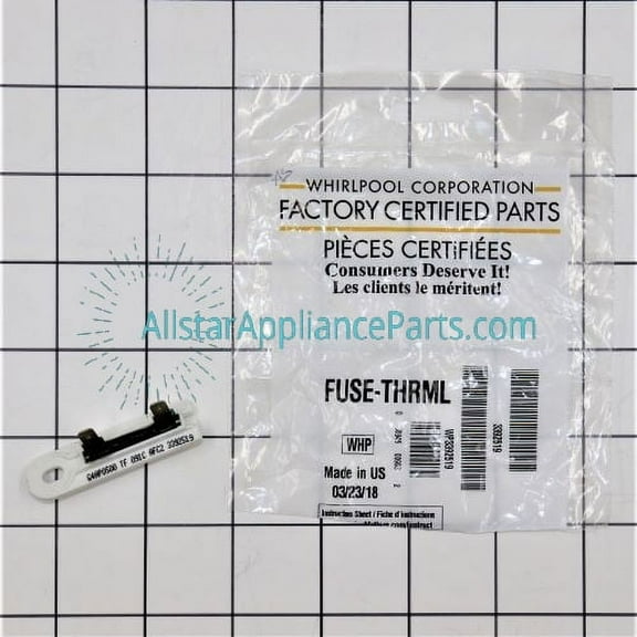 Whirlpool  Dryer Thermal Fuse WP3392519