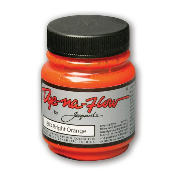 Jacquard Dye-Na-Flow Color, 2.25 oz., Bright Orange
