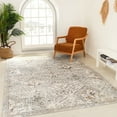 thumbnail image 5 of Rug Branch Atlas Floral Classic Indoor Area Rug, Blue Grey - 6'x9', 5 of 5