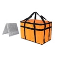 thumbnail image 3 of Bolsa Térmica para Entrega de Alimentos, Bolsa de Supermercado, Soporte Térmico, Calentador de Pizza con Base para Compras, Catering Profesional, Naranja, 3 of 8