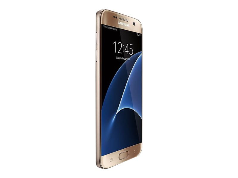 Samsung Galaxy S7 Sm G930v 32gb Gold Verizon Wireless Walmart Com