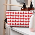 thumbnail image 7 of Canadian Maple Leaf Flag Handbag Purse Tote Organizer Zipper Closure Cosmetic Pouch Bag For Travelling, 7 of 7