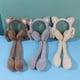 thumbnail image 4 of Orejeras de invierno para niños con movimiento, lentejuelas temblorosas, orejeras cálidas con bolsa de aire, lindas orejeras para estudiantes, 4 of 6