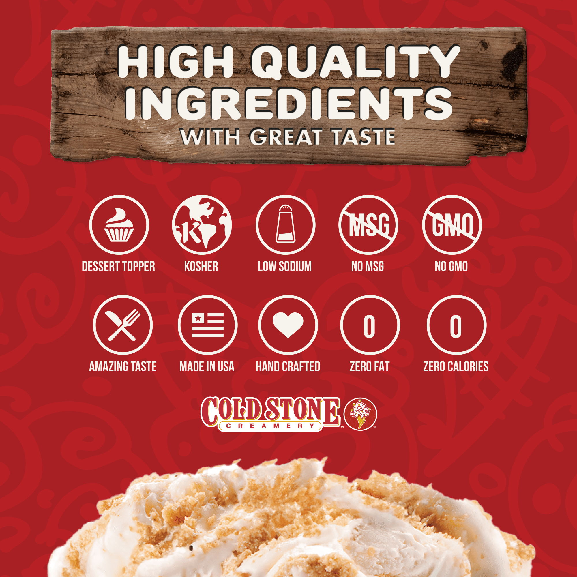 Cold Stone Ice Cream Seasoning Toppers by FlavorGod - Healthy Dessert Toppers - 0 Calories, 0 Sodium, Kosher, Made in USA (Cheesecake)
