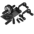 thumbnail image 1 of Rodillo Abdominal TOMSHOO 5-In-1 AB Wheel Roller Kit con Push-Up Bar Cuerda para saltar Pinza de man Tomshoo Rodillo Abdominal, 1 of 7