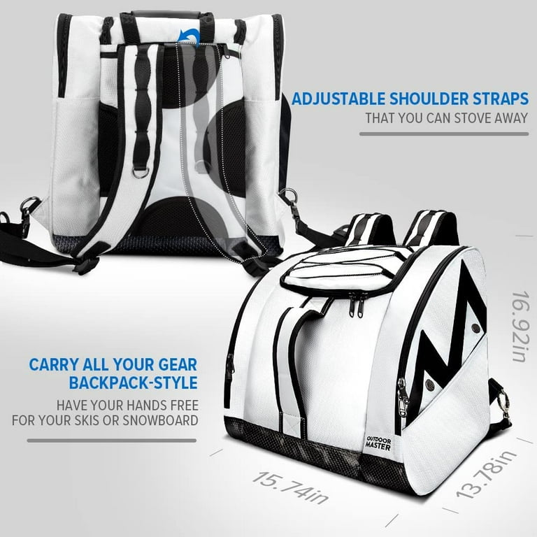 OutdoorMaster Boot Bag - Ski Boots and Snowboard Boots Bag, Excellent for Travel