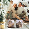 thumbnail image 3 of Generic LED Illuminated Miniature Wooden House - Compact, Warm, and Versatile Decorative Gift for All Ages, 3 of 6
