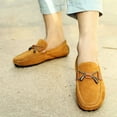 thumbnail image 5 of Men's Casual Loafers Slip On Leather Shoes Lightweight Driving Shoes Moccasins Classic Penny Loafer Flats Boat Shoes Outdoor Walking Shoes, 5 of 7