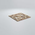 thumbnail image 3 of Ekena Millwork 11 3/8"W x 11 3/8"H x 1/4"T Small Baytown Decorative Fretwork Wood Wall Panels, Hickory, 3 of 13