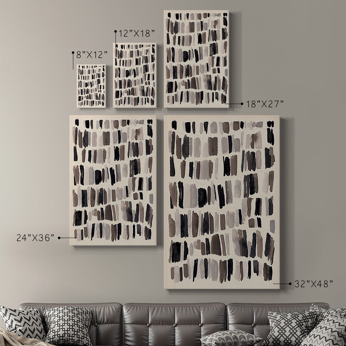 Chalk and Flint II Premium Gallery Wrapped Canvas - Ready to Hang