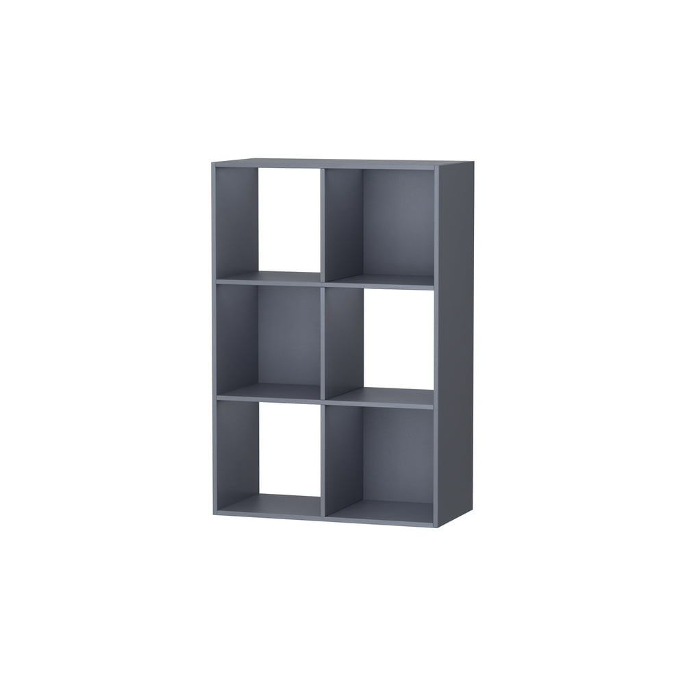 Mainstays 6 Cube Storage Organizer, Gray