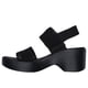 thumbnail image 2 of Sandalia Skechers CALI DAY Doble Banda Tejida Negro Tacón 6.35 cm, 2 of 3