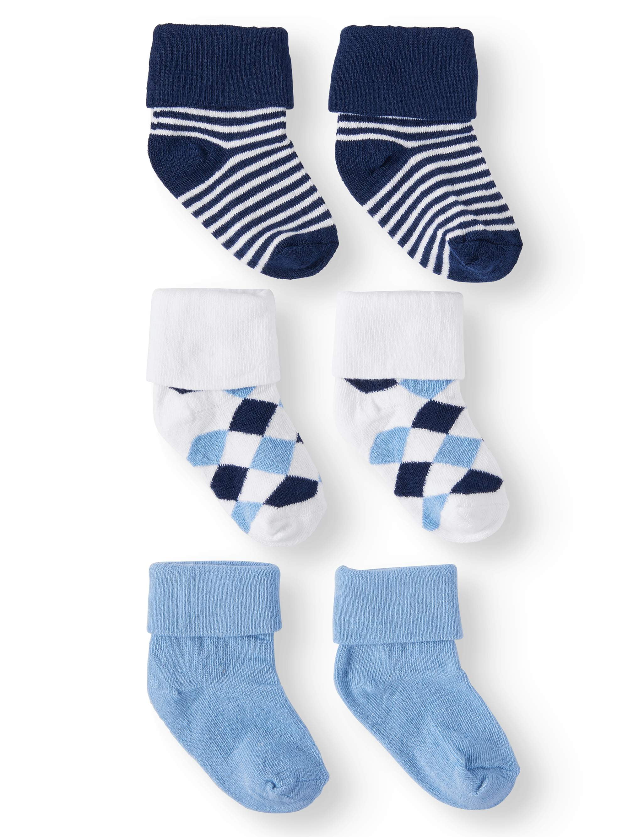 Jefferies Jungle 3 Pack Socks Newborn or Infant