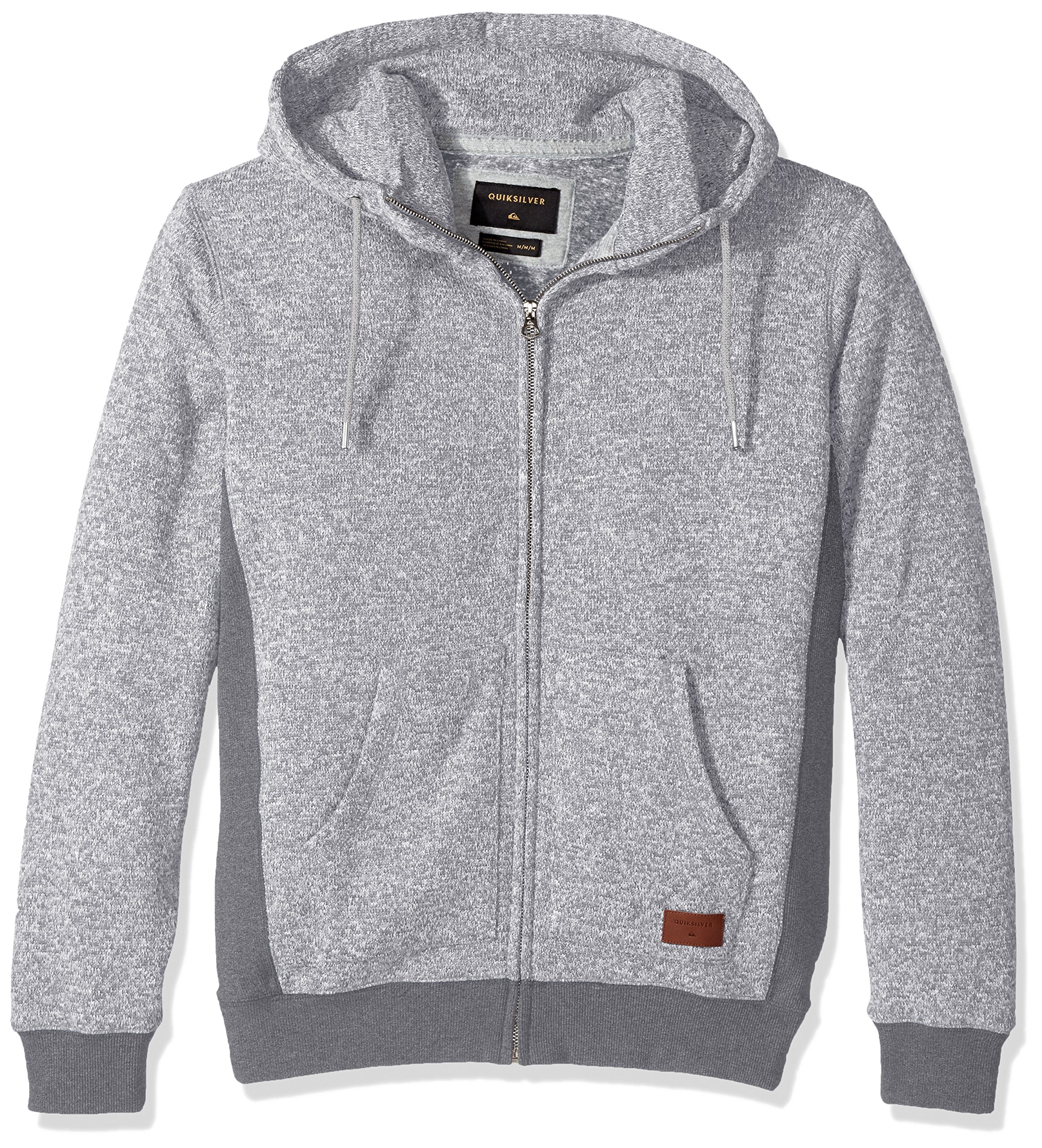 Quiksilver - Quiksilver NEW Gray Mens Size Large L Keller Hooded Knit ...