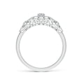 thumbnail image 2 of ANGARA Natural Vintage Inspired Diamond Engagement Ring in 14K White Gold for Women (Size-5x3mm| Color-H| Clarity-SI2) | April Birthstone, Anniversary, Jewelry Gift for Women | Natural Diamond Ring, 2 of 8