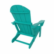 Paradise Outdoor Folding Poly Adirondack Chair