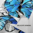 thumbnail image 4 of Balery Blue and White Butterflies Pattern Tapestry 60x51 Inches - Large Wall Hanging Tapestry for Bedroom, Living Room, Dorm Decor - Artistic and Aesthetic Room Decor, 4 of 9