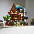 thumbnail image 5 of LEGO Ideas Medieval Blacksmith 21325 Building Set, Model Kit for Adults to Build, Collectible Display House with Workshop, Home Décor Gift Idea, 5 of 7
