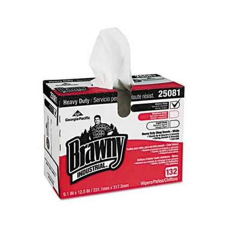 Brawny Industrial Brawny Ind. Heavy-duty Shop Towels, Hef, 9 1/10 X 12 1/2 GP...