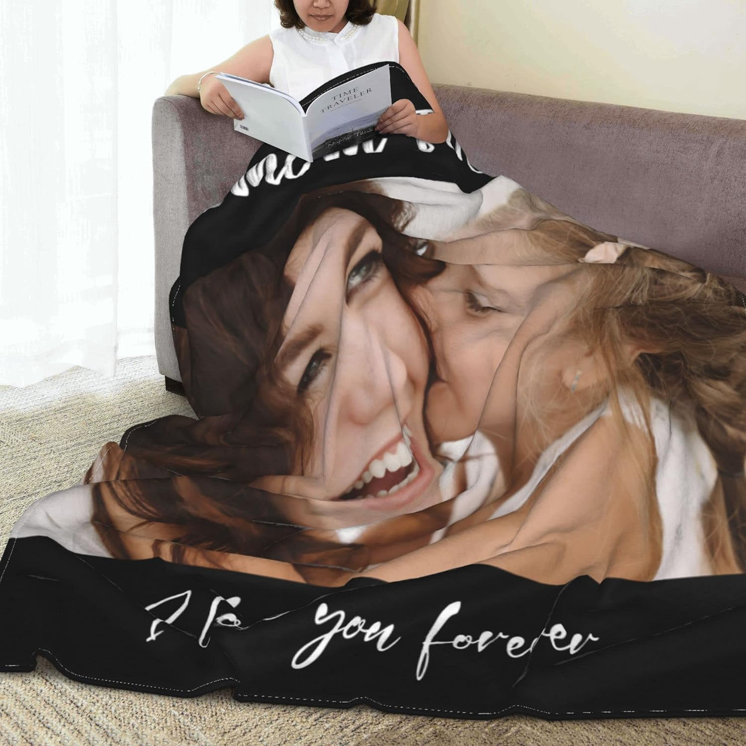 Customized Blankets with Photos Personalized Picture Collage Throw Blanket Soft Using My Own Photo Custom Personalized Christmas Warm Gifts for Women Men Family Friends