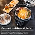 thumbnail image 5 of Instant Pot Duo Crisp Ultimate Lid, 13-in-1 Air Fryer and Pressure Cooker Combo, Sauté, Slow Cook, Bake, Steam, Warm, Roast, Dehydrate, Sous Vide, & Proof, App With Over 800 Recipes, 6.5 Quart, Black, 5 of 5